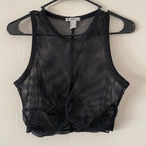 (Medium) Mesh Gym Crop Top
